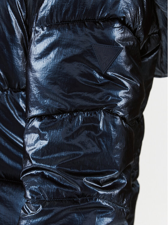 Guess Guess Pūkinė striukė W3BL25 WFR90 Tamsiai mėlyna Regular Fit