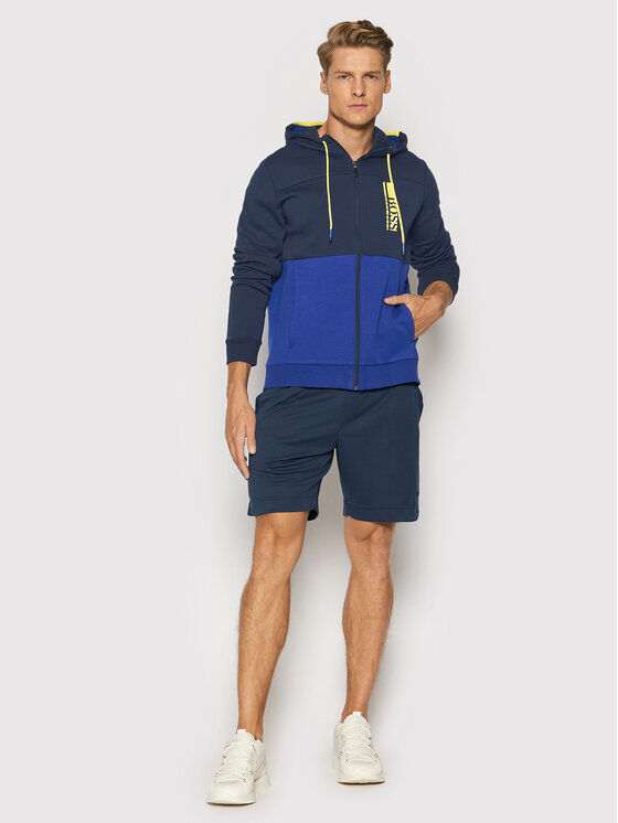 Felpa Saggy 50447024 Blu scuro Regular Fit