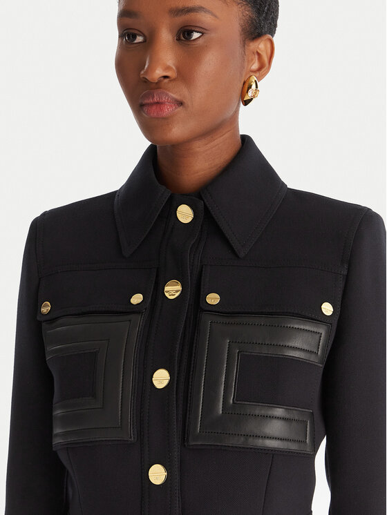 Elisabetta Franchi Elisabetta Franchi Sacou GI-159-57E2-V750 Negru Regular Fit