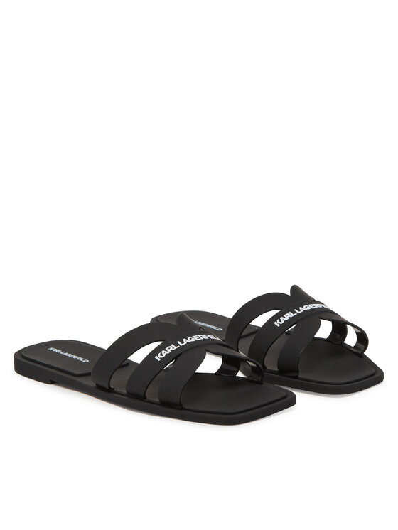 KARL LAGERFELD KARL LAGERFELD Παντόφλες Jelly IV KL80025 Μαύρο
