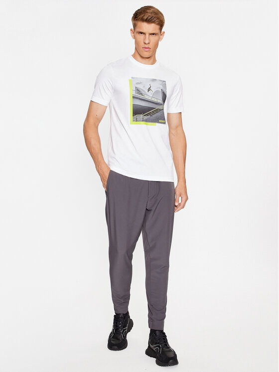 BOSS Boss T-shirt Tee 10 50507028 Bijela Regular Fit
