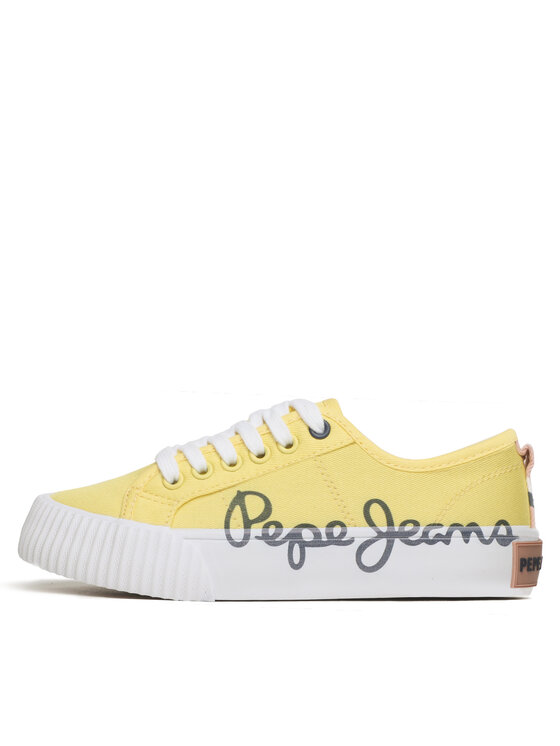 Pepe Jeans Pepe Jeans Tenisówki Ottis Log G PGS30577 Żółty