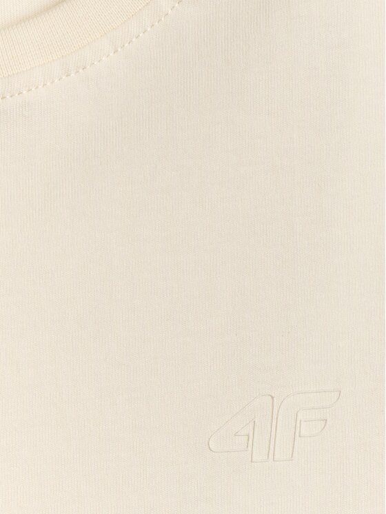 4F 4F T-shirt 4FJRSS26TTSHF3554-12S Bianco Regular Fit