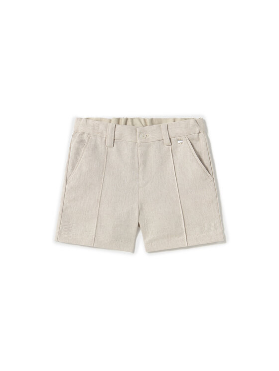 Mayoral Mayoral Pantaloncini di tessuto 1240 Beige Regular Fit