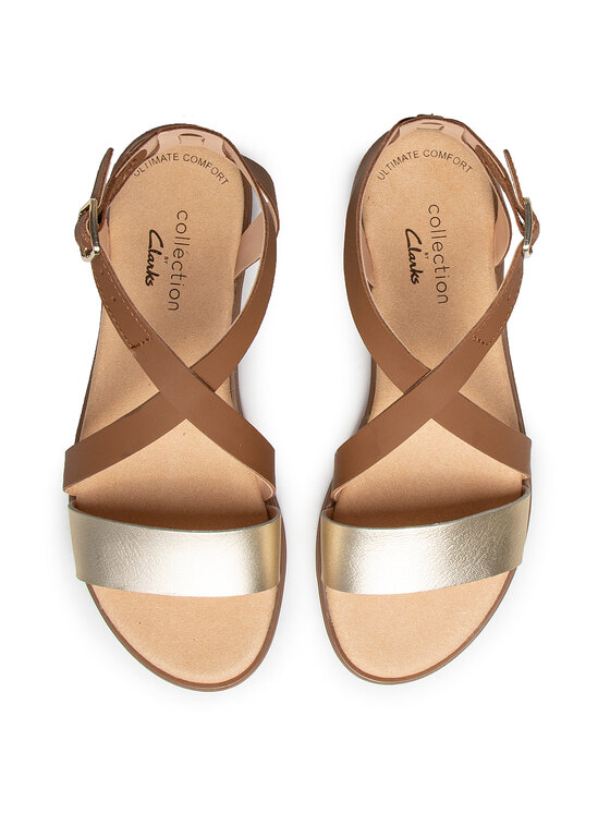Clarks Clarks Sandále Bay Rosie 261493374 Hnedá