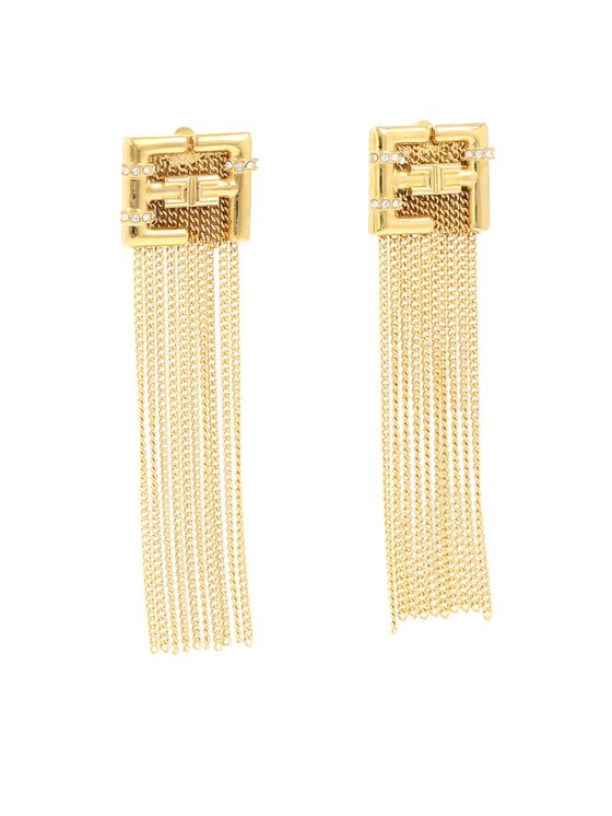Elisabetta Franchi Elisabetta Franchi Uhani na zaponko OR-03K-41E2-V240 Zlata