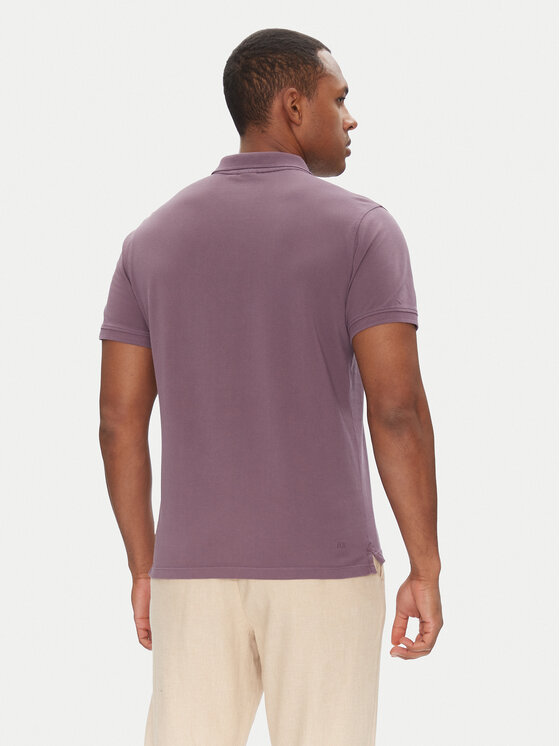 Pepe Jeans Pepe Jeans Polo New Oliver PM542099 Fioletowy Regular Fit
