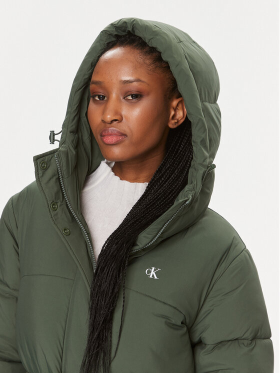 Calvin Klein Jeans Calvin Klein Jeans Ziemas jaka J20J221894 Zaļš Regular Fit