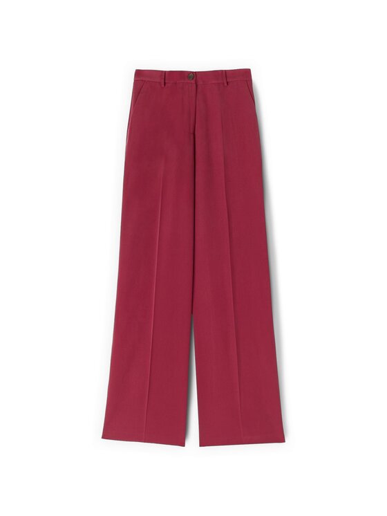 Motivi Motivi Pantaloni di tessuto P03HQ004735N036 Bordeaux Regular Fit