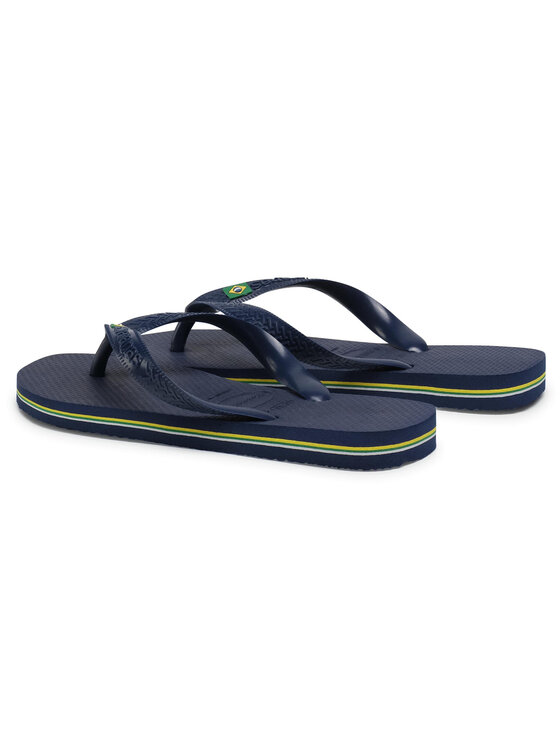 Havaianas Havaianas Šlepetės per pirštą Brasil 40000320555 Tamsiai mėlyna