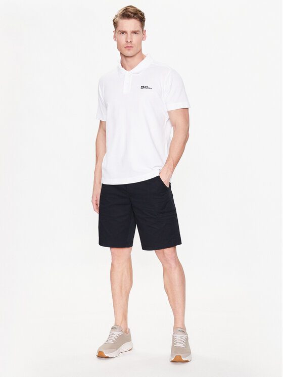 Jack Wolfskin Jack Wolfskin Polo Essential 1809301 Bijela Regular Fit