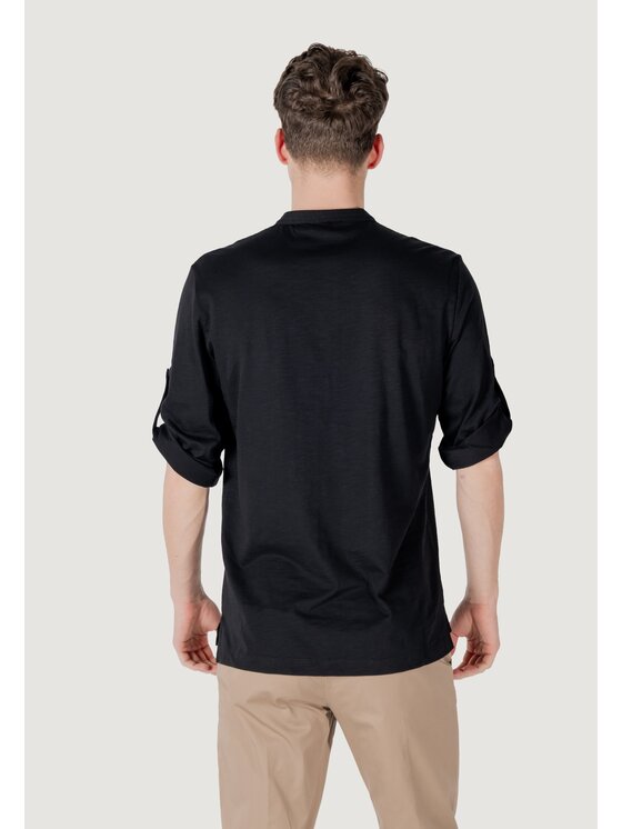 Antony Morato Antony Morato T-shirt REGULAR FIT WITH EMBROIDERED LOGO Nero Regular Fit