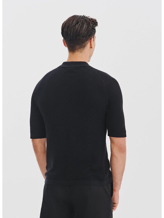 Pako Lorente Pako Lorente Polo P25WF-TX-006 Czarny Classic Fit
