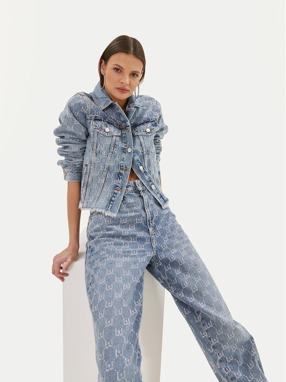 Liu Jo Liu Jo Farmer UA4093 D4854 Kék Boyfriend Fit