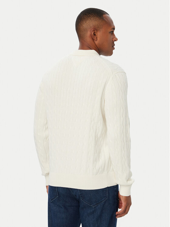 Tommy Hilfiger Tommy Hilfiger Maglione Classic MW0MW41955 Crema Regular Fit
