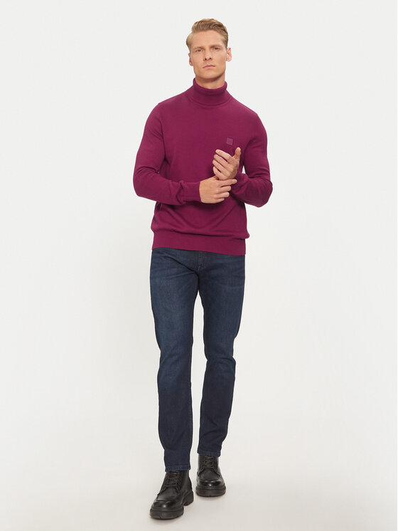 BOSS Boss Pulover Akiro S 50527573 Rdeča Regular Fit