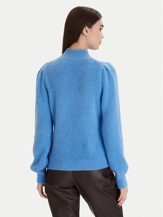 Morgan Morgan Rollkragenpullover 242-MLEONAR Blau Regular Fit