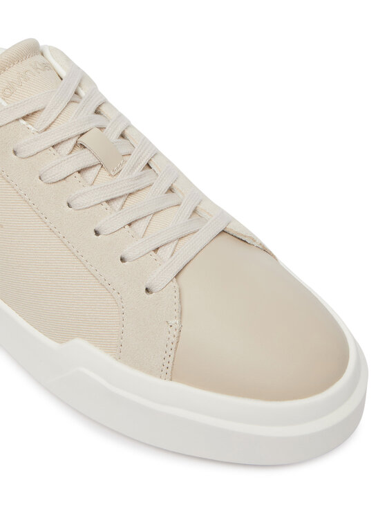 Calvin Klein Calvin Klein Sneakersy Chunky Cupsole Laceup Cv Mix HM0HM02238 Béžová