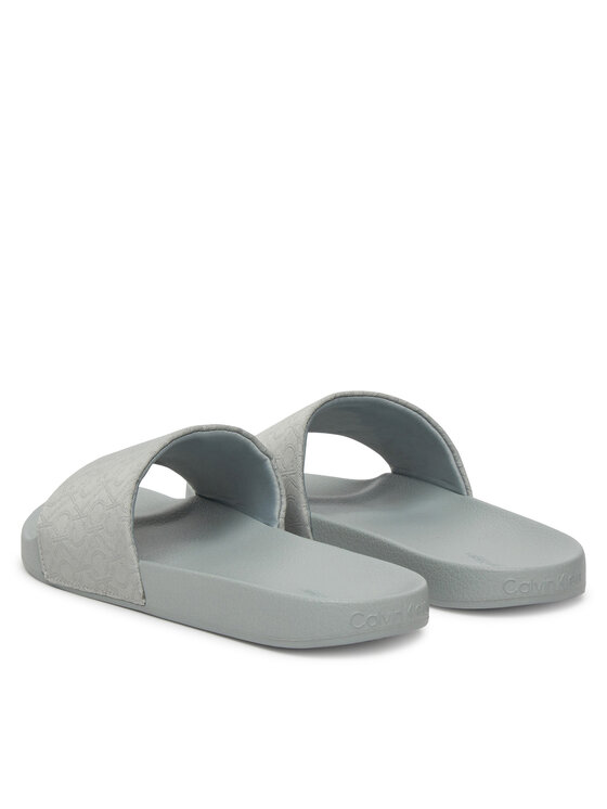 Calvin Klein Calvin Klein Natikače Pool Slide - Jacq HW0HW02420 Siva