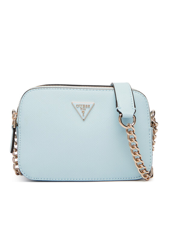 Guess Guess Дамска чанта Noelle II HWZG96 72140 Светлосин