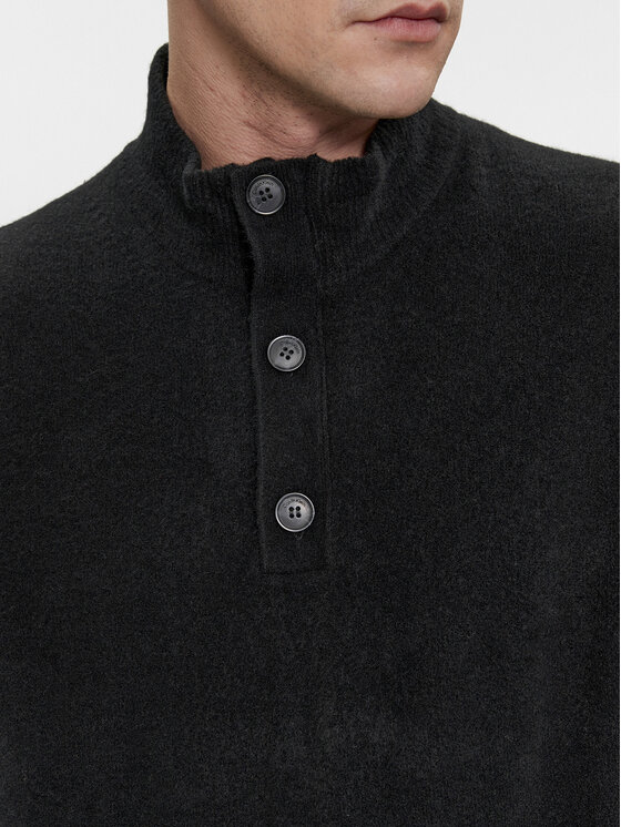 Calvin Klein Calvin Klein Sweter K10K111960 Czarny Regular Fit