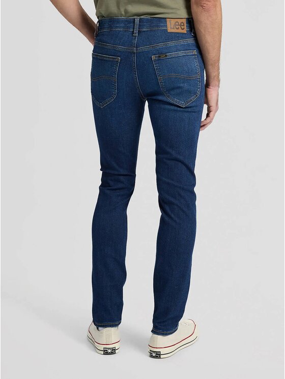 Lee Lee Jeansy LUKE Niebieski Slim Fit