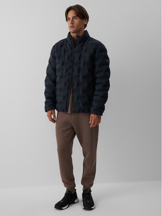 4F 4F Kurtka puchowa CITY JACKETS Czarny Regular Fit
