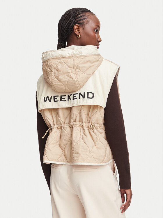 Weekend Max Mara Weekend Max Mara Sportinė liemenė Accenni 2625296011 Šviesiai smėlinė Regular Fit