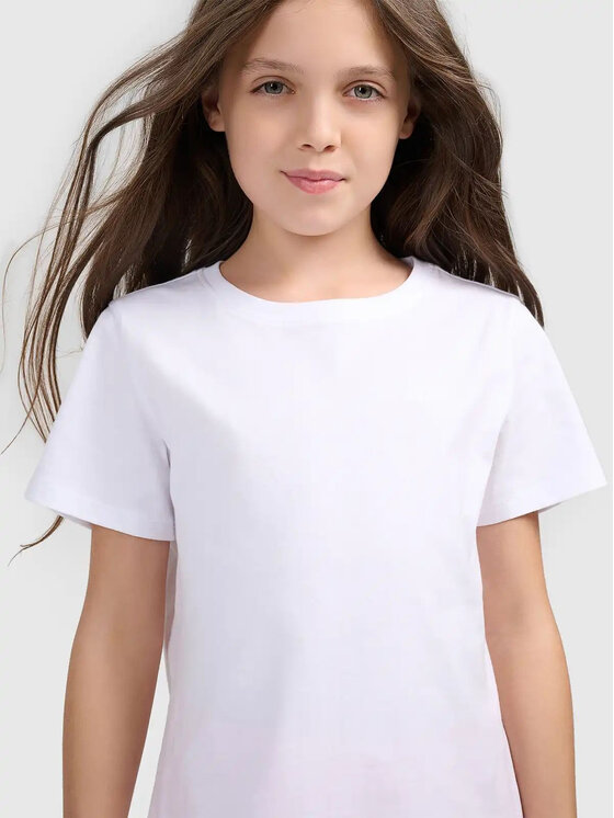 4F 4F T-Shirt TTSHF2332-10 Biały Active Fit