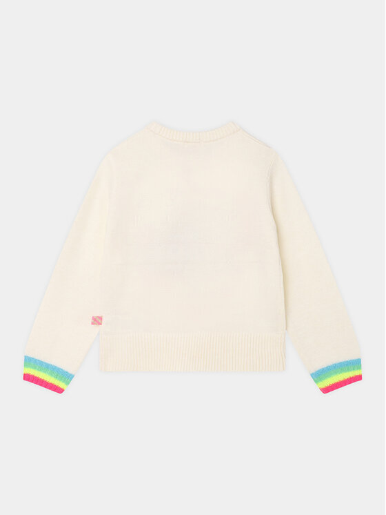 Billieblush Billieblush Pullover U15C22 Écru Regular Fit