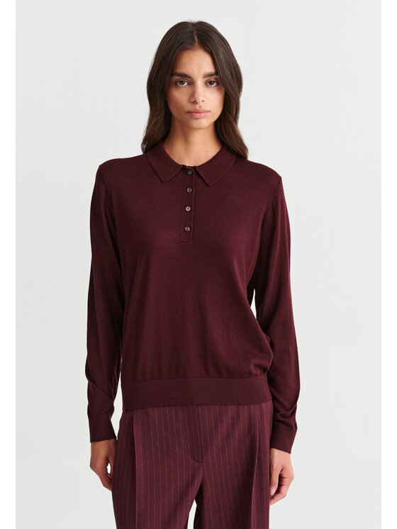 TATUUM TATUUM Blúzka ALBE Červená Classic Fit