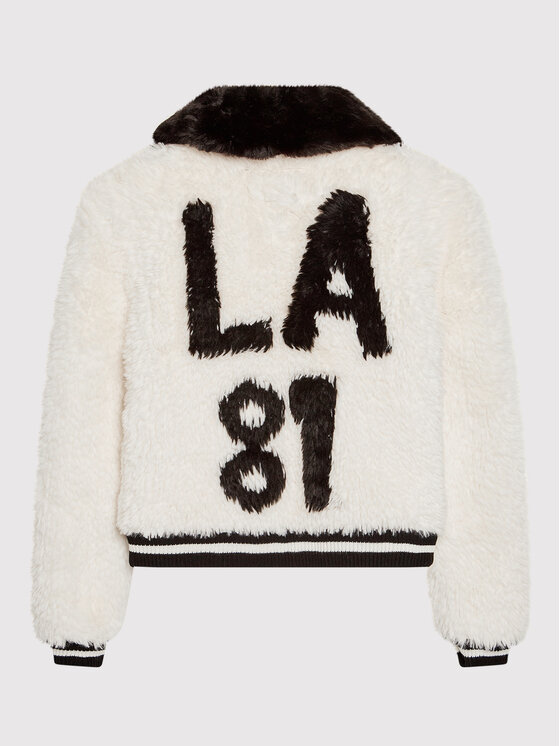 Pelliccia J1BL12 WE9F0 Bianco Regular Fit