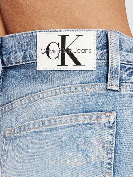 Calvin Klein Jeans Calvin Klein Jeans Džinsi J20J217832 Zils Mom Fit