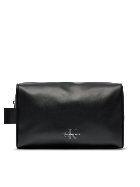 Geantă pentru cosmetice Calvin Klein Jeans Monogram Soft Washbag K50K512438 Negru