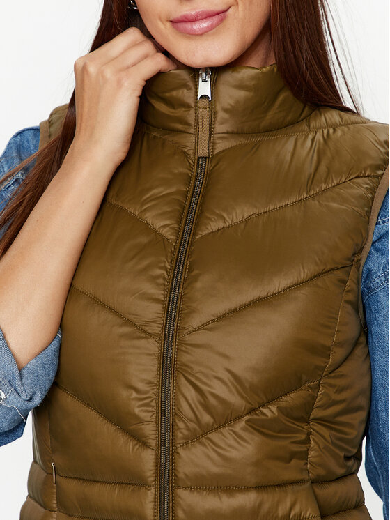 Vero Moda Vero Moda Bezrękawnik Sorayasiv 10289449 Brązowy Regular Fit