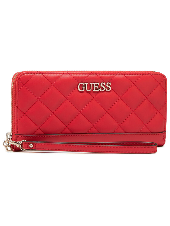 Large Zip Around Geldbeutel Guess Rot GUESS Geldbörse Gerty SLG