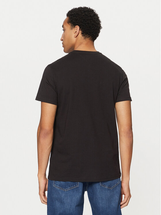Tommy Jeans Tommy Jeans T-krekls Entry DM0DM20365 Melns Slim Fit