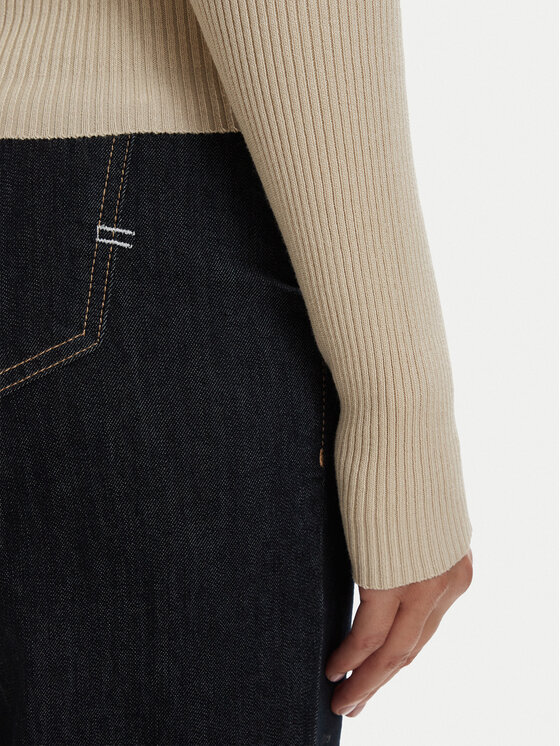 ONLY ONLY Pletena jopica Birtie 15363087 Bež Regular Fit