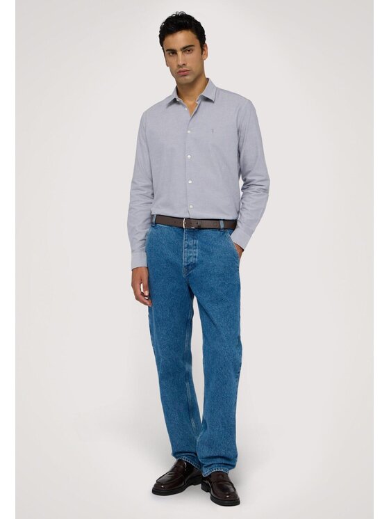 Trussardi Trussardi Camicia 5017N000019N013 Grigio Regular Fit