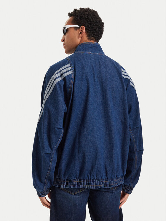 adidas adidas Τζιν μπουφάν Stadium KV8345 Μπλε Loose Fit