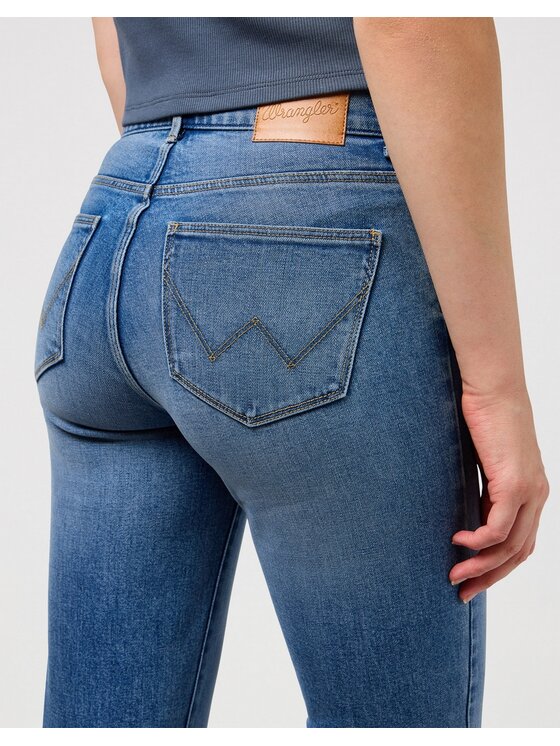 Wrangler Wrangler Jeansy Straight Trail Blazer Niebieski Regular Fit