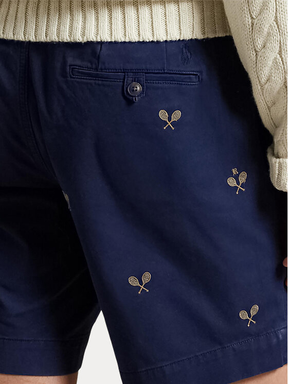 Polo Ralph Lauren Polo Ralph Lauren Szorty materiałowe 710963496001 Granatowy Straight Fit
