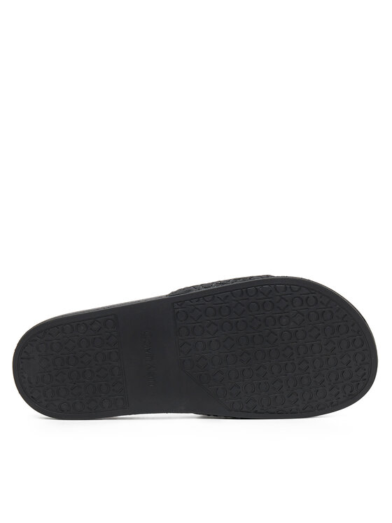 Calvin Klein Calvin Klein Şlapi Pool Slide Mono HM0HM01517 Negru
