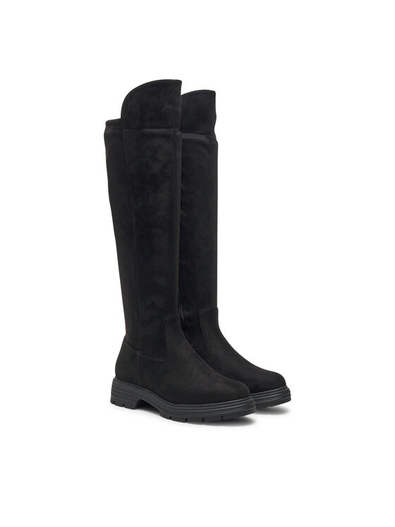Tamaris Tamaris Stivali sopra il ginocchio 1-25610-43 Nero