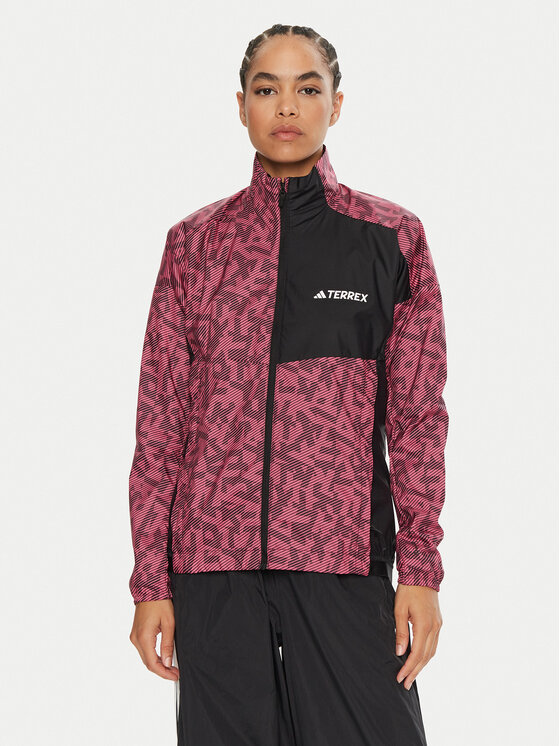 adidas adidas Geacă pentru alergare Terrex Trail Running IM8143 Roz Regular Fit