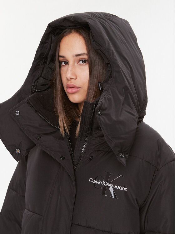 Calvin Klein Jeans Calvin Klein Jeans Pehelykabát J20J221888 Fekete Oversize