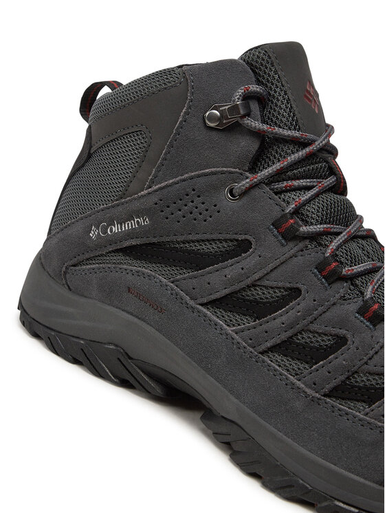 Columbia Columbia Trekingová obuv Crestwood Mid Waterproof 2100641 Šedá