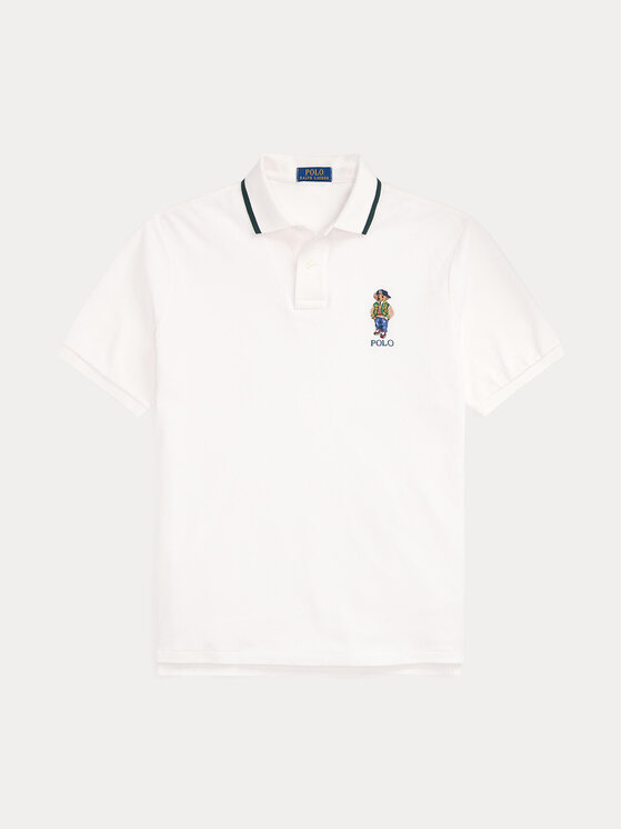 Polo Ralph Lauren Polo Ralph Lauren Polo 710867574004 Biały Classic Fit