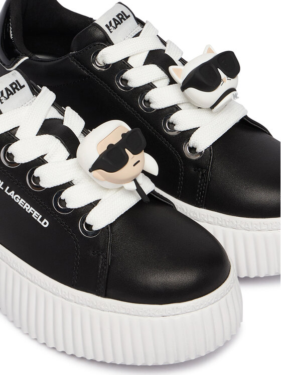 KARL LAGERFELD KARL LAGERFELD Sneakersy Kreeper Lo KL42336T Čierna