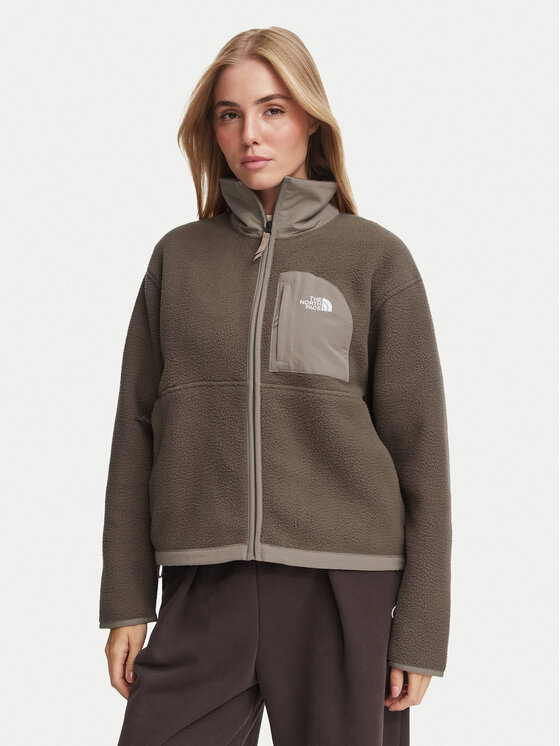 The North Face Fleecejacke Yumiori Off-Peak NF0A8EUZ Hellbraun Relaxed Fit